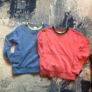 Crewcuts Blue and Red Kids Sweatshirts